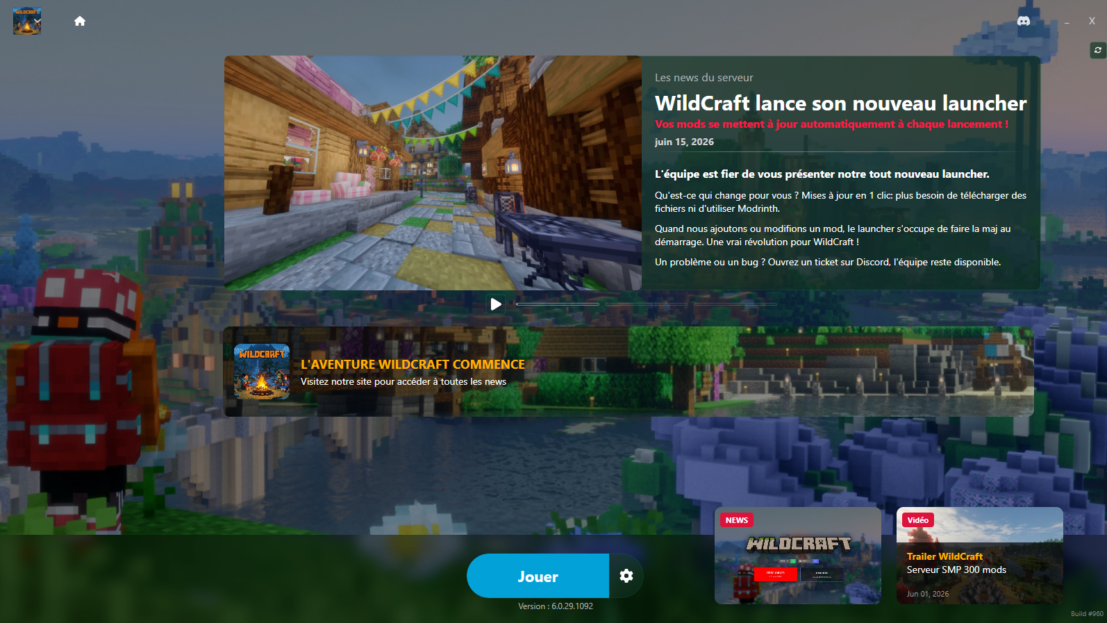 Visuel launcher